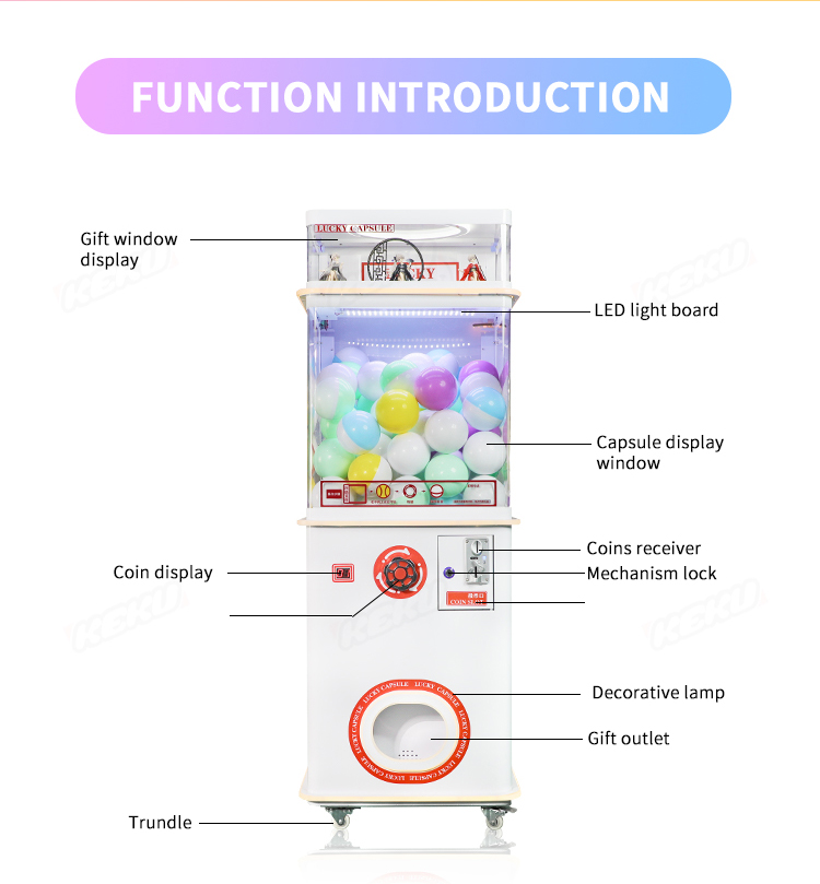 Capsule Machine Lucky Capsule Machine - KeKu Tech