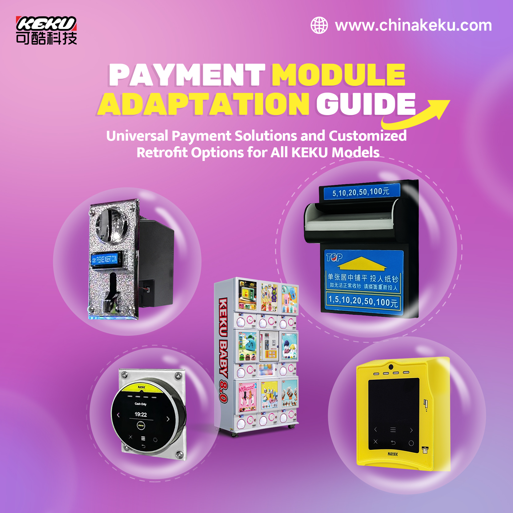 commercial capsule machine payment solution